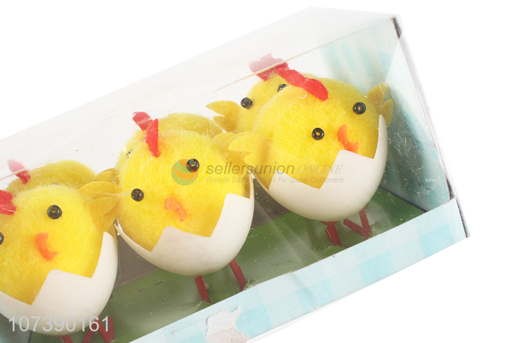 Best Selling Easter Decoration Yellow Chenille Easter Chicks