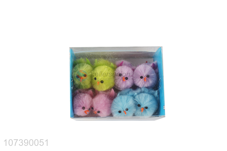 Factory Price Easter Decoration Chicks Colorful Cute Easter Chicken