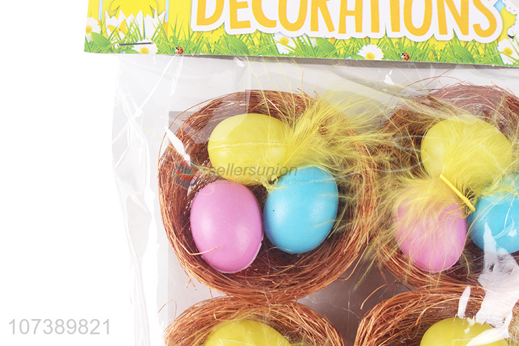 Factory Sell Egg Nest Decoration Easter Holiday Decoration Bird Nest