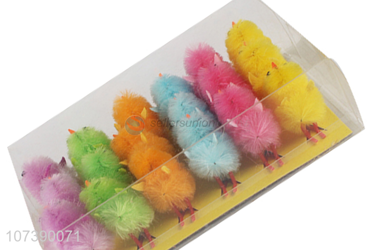 Premium Quality Beautiful And Lovely Mini Easter Decoration Colorful Chicks