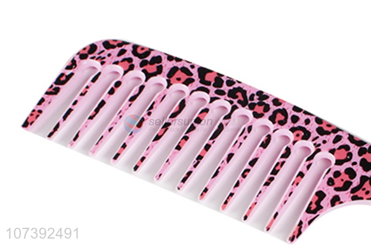 Wholesale Custom Profesional Plastic Wide Tooth Hair Comb For Women