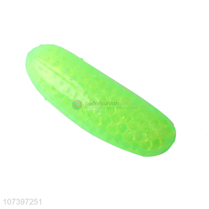 Hot Products Cucumber Shape Beads Ball Vent Squeeze Toy