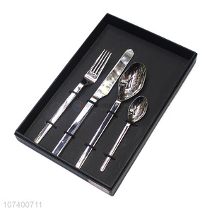 Best selling upscale stainless steel tableware cutlery gift box