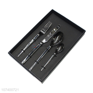 Premium quality stainless steel flatware set for wedding party decoration