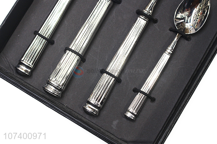 Factory wholesale high-end metal flatware set for western restaurant