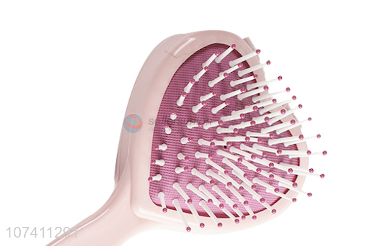 Latest style heart shape massage comb princess air cushion comb