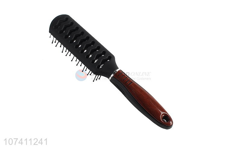 Good quality black brown men's plastic hair styling comb sparerib comb