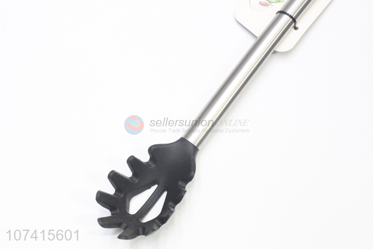 New Design Stainless Steel Handle Silicone Spaghetti Spatula Cooking Utensils