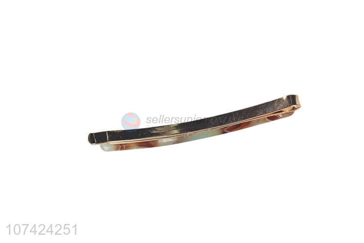 Hot selling cellulose acetate sheet hair clip star hairpins for girls