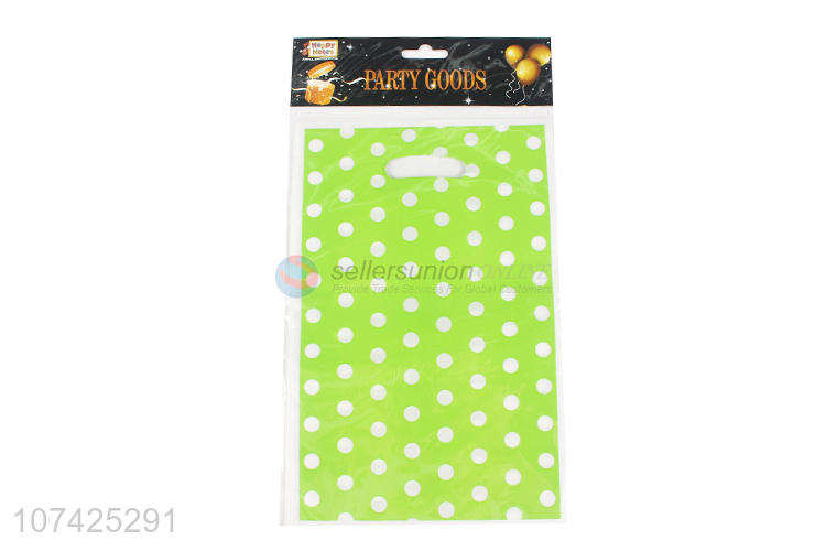 Good sale polka dot printed party favor bag disposable party treat bag