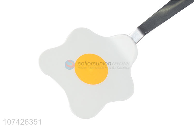 wholesale flower shape spatula nylon turner cooking tool