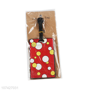 Wholesale Portable Colorful Luggage Tag  PVC Baggage Tag