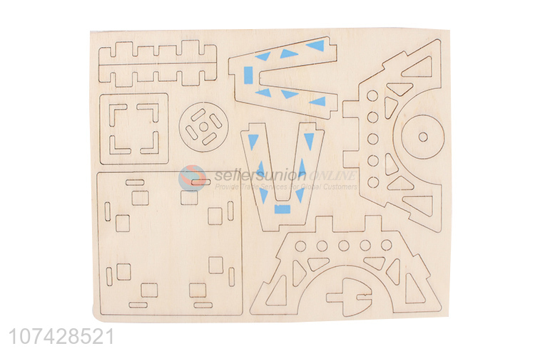 New Design 3D Wood Simulation Model Puzzles Toy