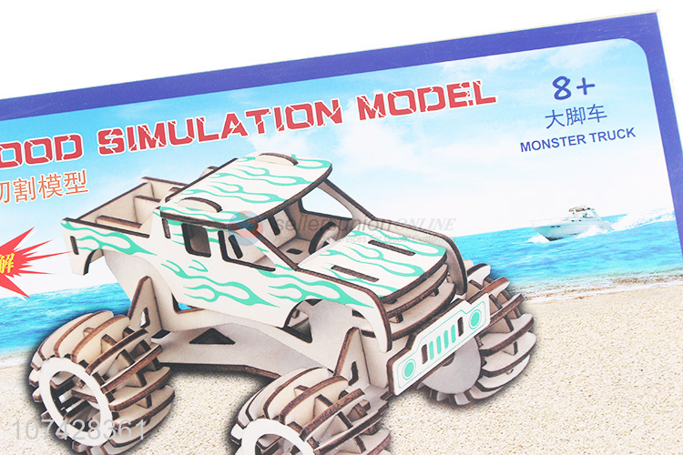 Hot Sale Educational Diy Puzzle Simulation Truck Model Toy