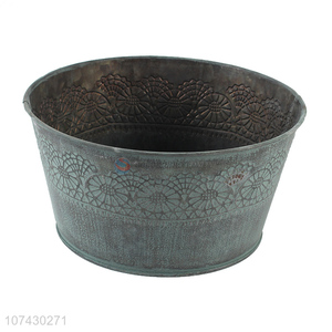 Wholesale Price Garden Decoration Fashion Metal Flowerpot