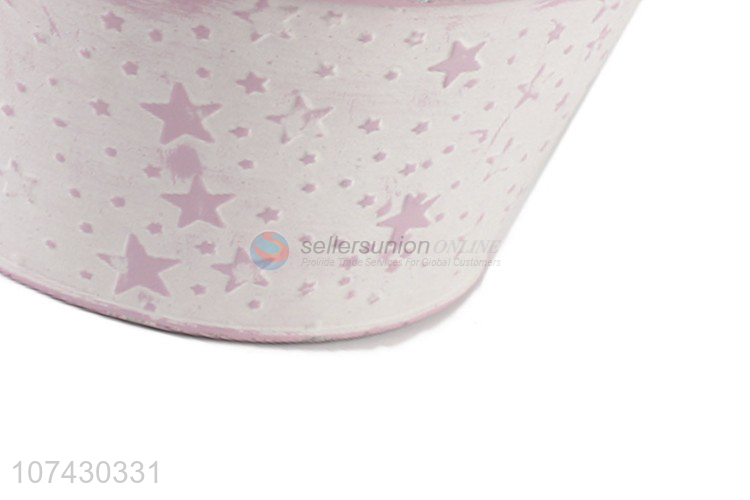 Factory Sell Pink Flowerpot Planting Pot Garden Decoration