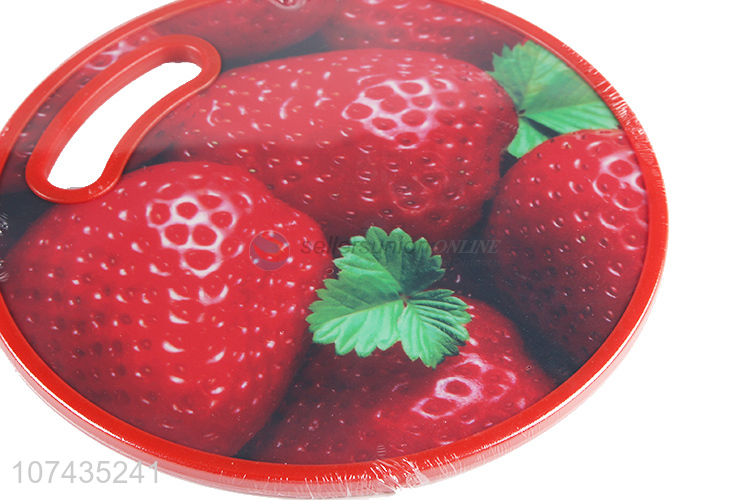 Best Sale Fruit Pattern Round Chopping Board