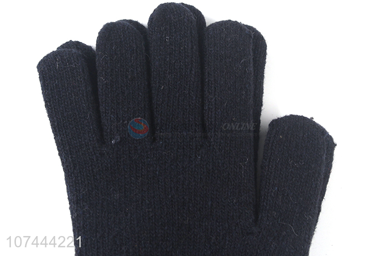 Best Selling Winter Warm Gloves Popular Five Finger Glove