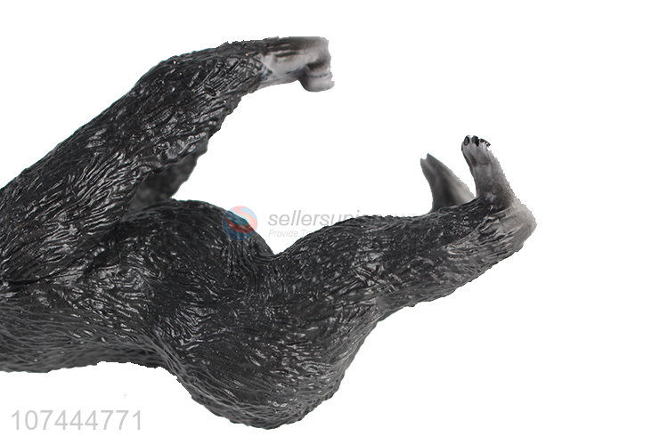 New design solid plastic animal toys pvc gorilla model toy