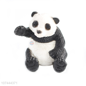 Reasonable price plastic panda model toy cartoon animal toys