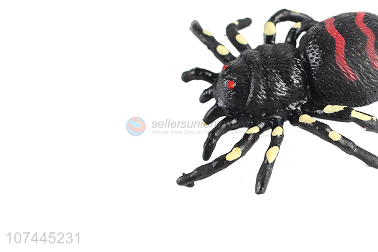 Low price simulation animal model soft squishy spider toy