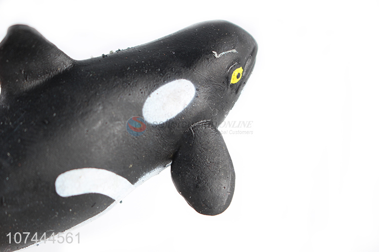 High quality realistic animal model toy tpr shark toy