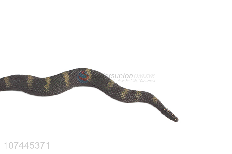 Wholesale cheap plastic snake model toy cartoon animal toys