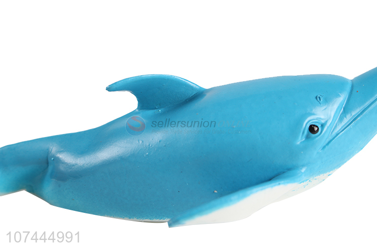 High quality plastic dolphin model toy cartoon animal toys