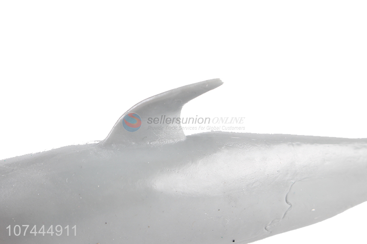 Good quality plastic dolphin model toy cartoon animal toys