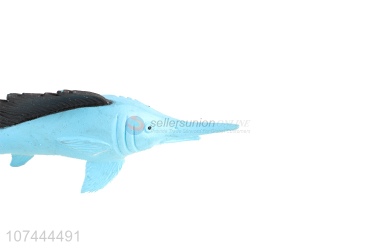 New arrival plastic sailfish model toy cartoon animal toys