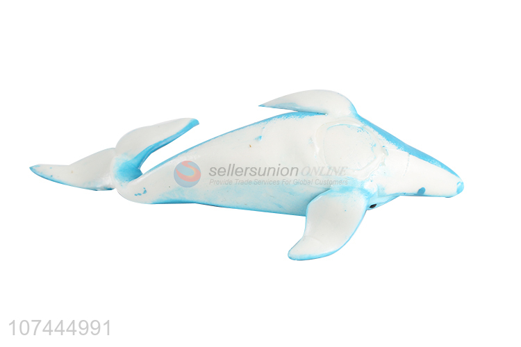 High quality plastic dolphin model toy cartoon animal toys