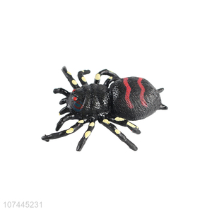 Low price simulation animal model soft squishy spider toy