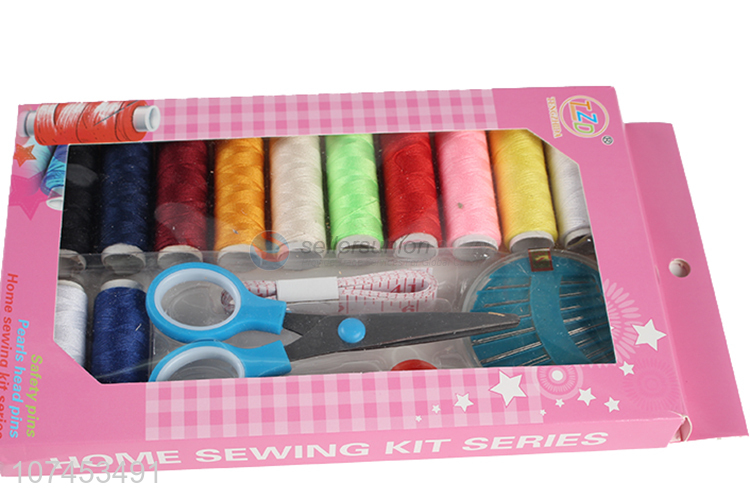 Good Quality Sewing Thread,Scissors,Measure Tape,Needle,Thimble Sewing Kit