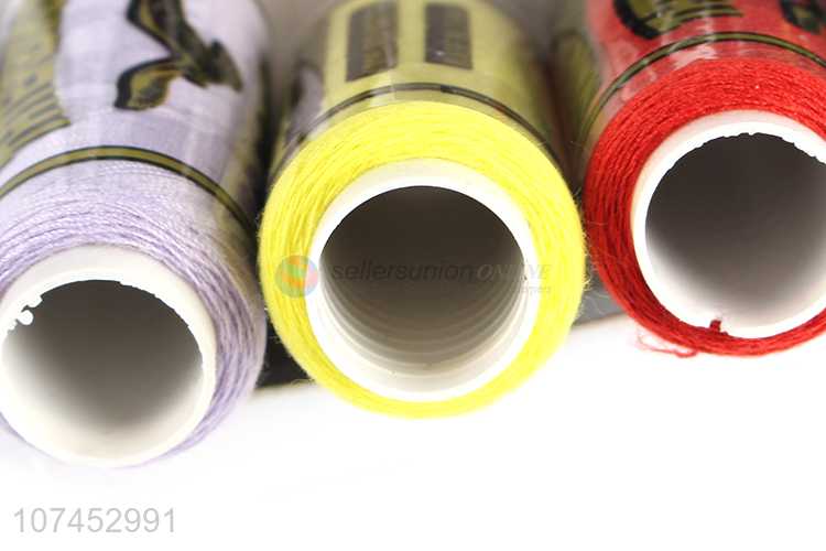 Wholesale Mixed Color Polyester Spun Sewing Thread Set
