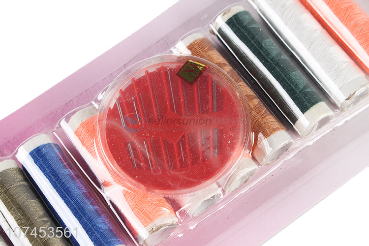 Custom 10 Pieces Sewing Thread With Sewing Needle Set