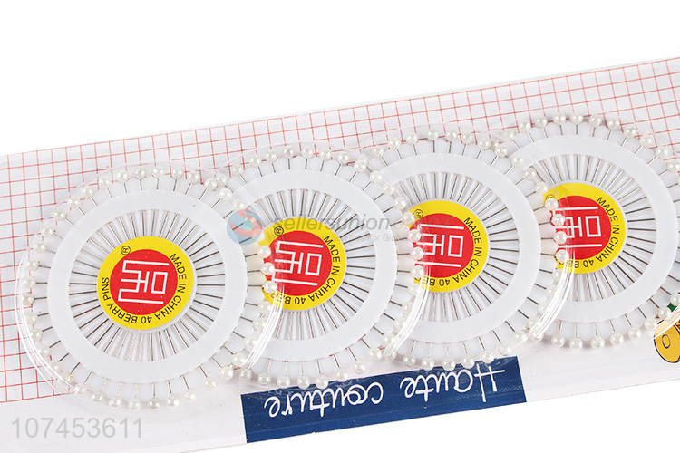Best Sale White Pearl Head Sewing Straight Pins Set