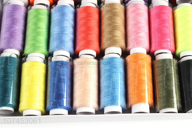 Good Sale 24 Pieces Multicolor Sewing Thread Set