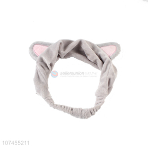 High Quality Embroidered Cat Ear Headband Fashion Hair Band