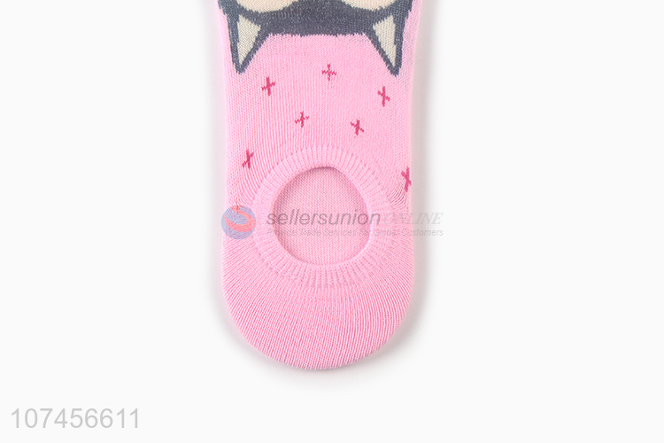 Best selling custom logo comfortable ladies ship socks