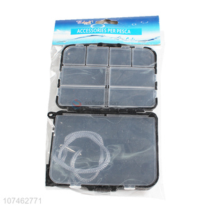 Custom Fishing Accessories Box Plastic Fishing Lure Hook Fishing Tackle Box