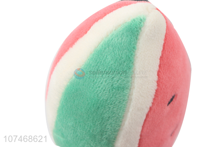 China manufacturer stuffed watermelon key chain plush bag ornaments