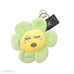 High quality plush flower keychain toys bag hanging decoration