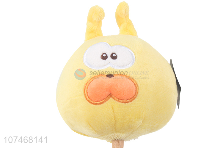 Reasonable price custom wooden massage stick plush animal toy