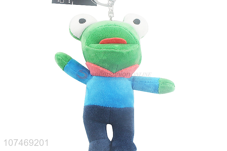 Reasonable Price Lovely Soft Plush Cute Animals Frog Keychain