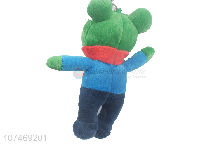 Reasonable Price Lovely Soft Plush Cute Animals Frog Keychain