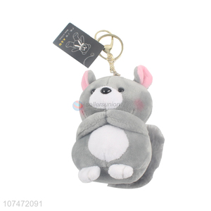 Best Sale Cute Hamster Stuffed Doll Pendant Animal Keychain