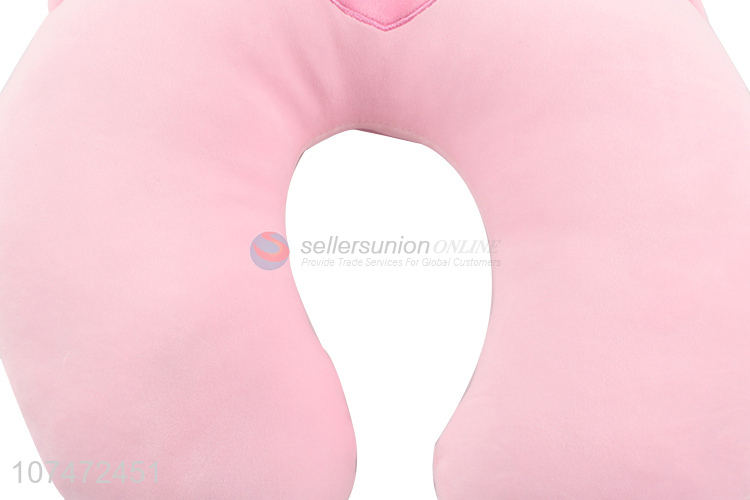 Cartoon Pig U Shaped Neck Pillow Soft Neck Support Doll