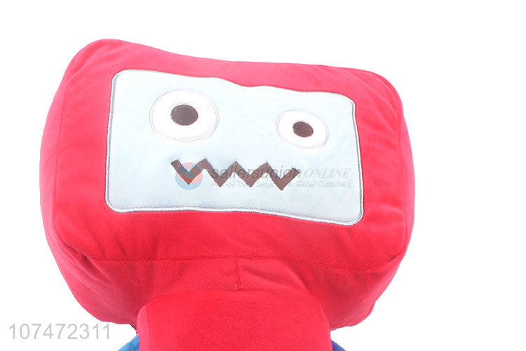 New Design Colorful Cartoon Robot Stuffed Doll Plush Toy