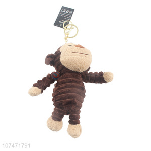 Custom Cartoon Monkey Plush Toy Key Chain Pendant