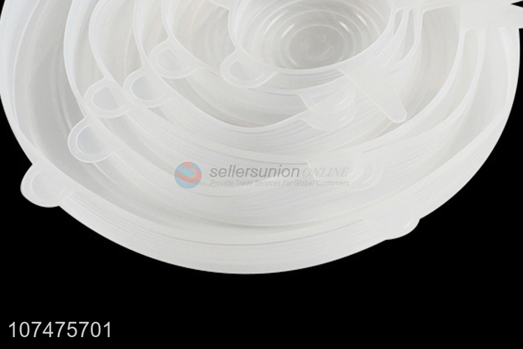 Good quality kitchen gardgets reusable flexible silicone bowl lids